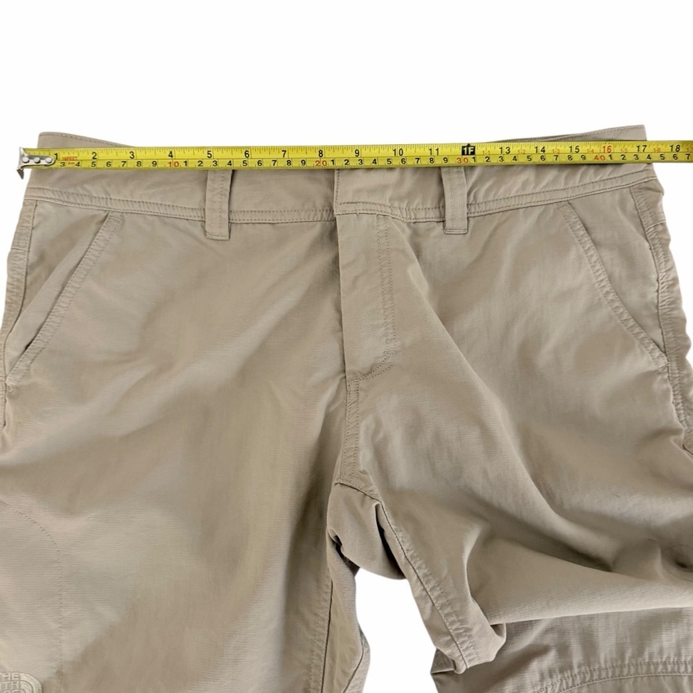 THE NORTH FACE Beige Lightweight Hiking Capri Cargo Pants outdoor travel women’s - Picture 12 of 15